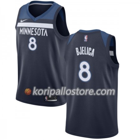 Minnesota Timberwolves Nemanja Bjelica 8 Nike 2017-18 Navy Miesten Pelipaidat Swingman 